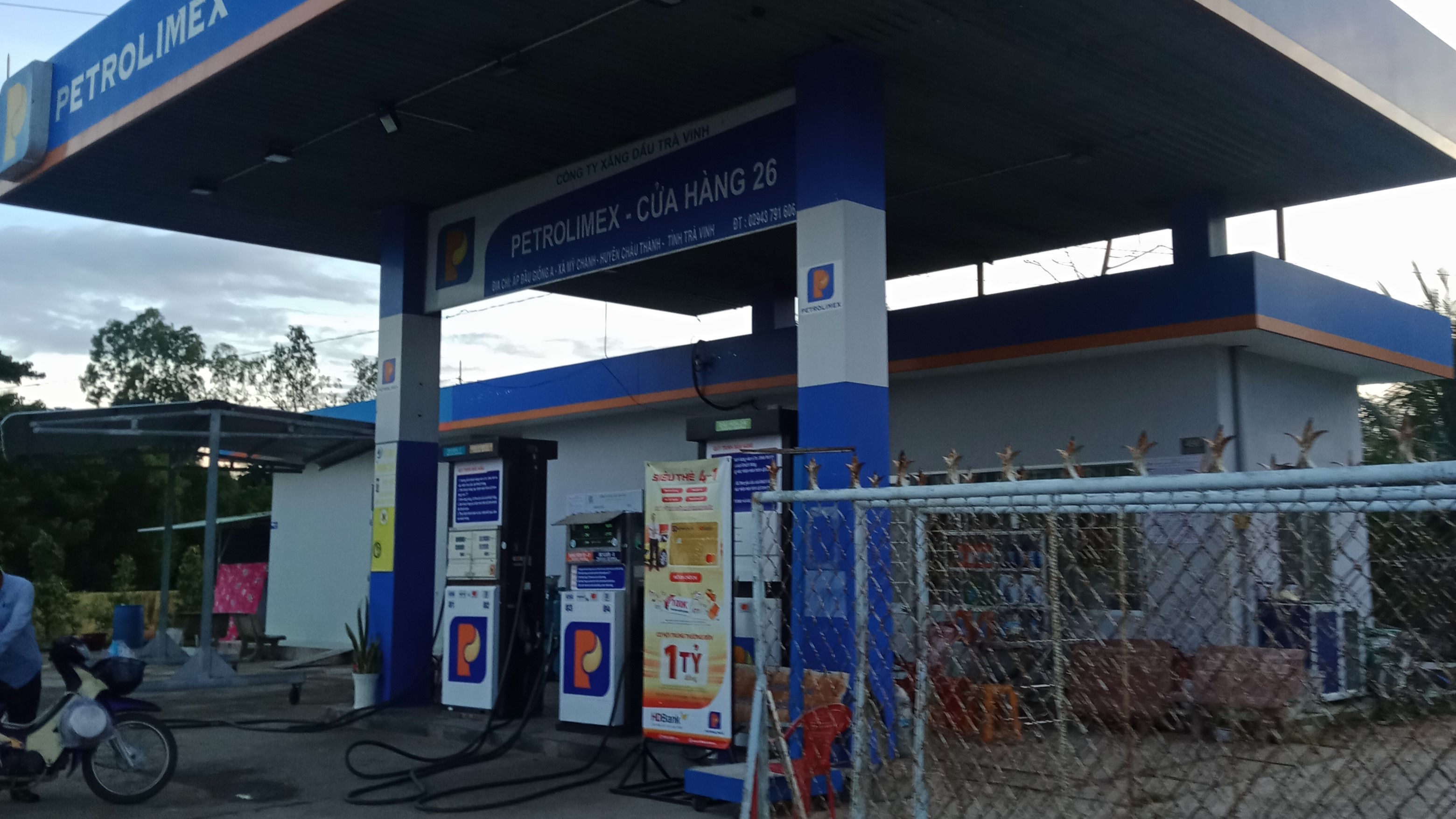 Trà Vinh: Trạm sạc VinFast - Cửa hàng xăng dầu Petrolimex Trà Vinh Số 26